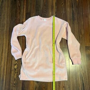 Athleta Girl Light Pink Sweater Dress